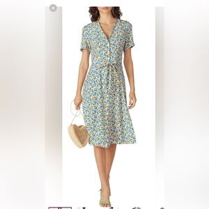 HVN Silk Floral Rosemary Dress size 2